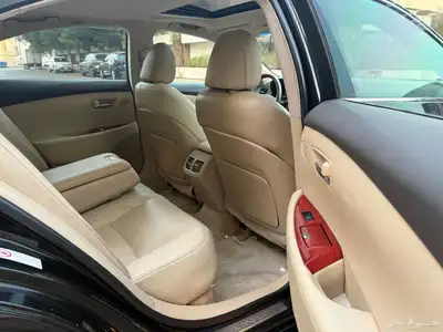لكزس ES350 سعودي 2009 اسود داخل بيج 17