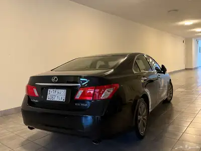 لكزس ES350 سعودي 2009 اسود داخل بيج 7
