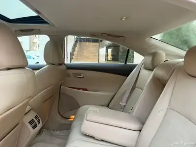 لكزس ES350 سعودي 2009 اسود داخل بيج 12