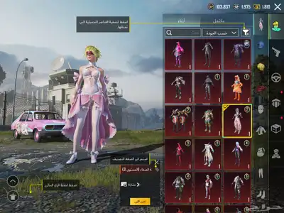 حساب ببجي اسلوب خرافي مع جروزه كل مسج(تم البيع) 11
