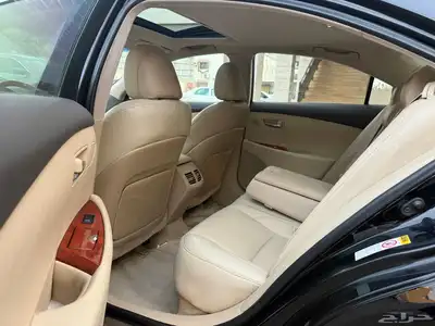 لكزس ES350 سعودي 2009 اسود داخل بيج 13