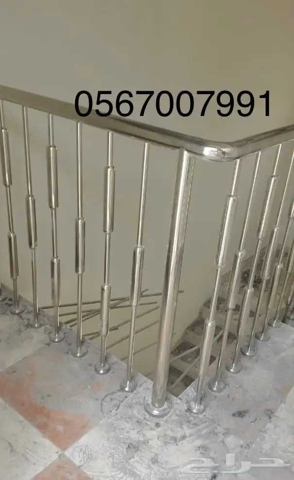 دربزان درج حواجز درج استانلس استيل   زجاج 71