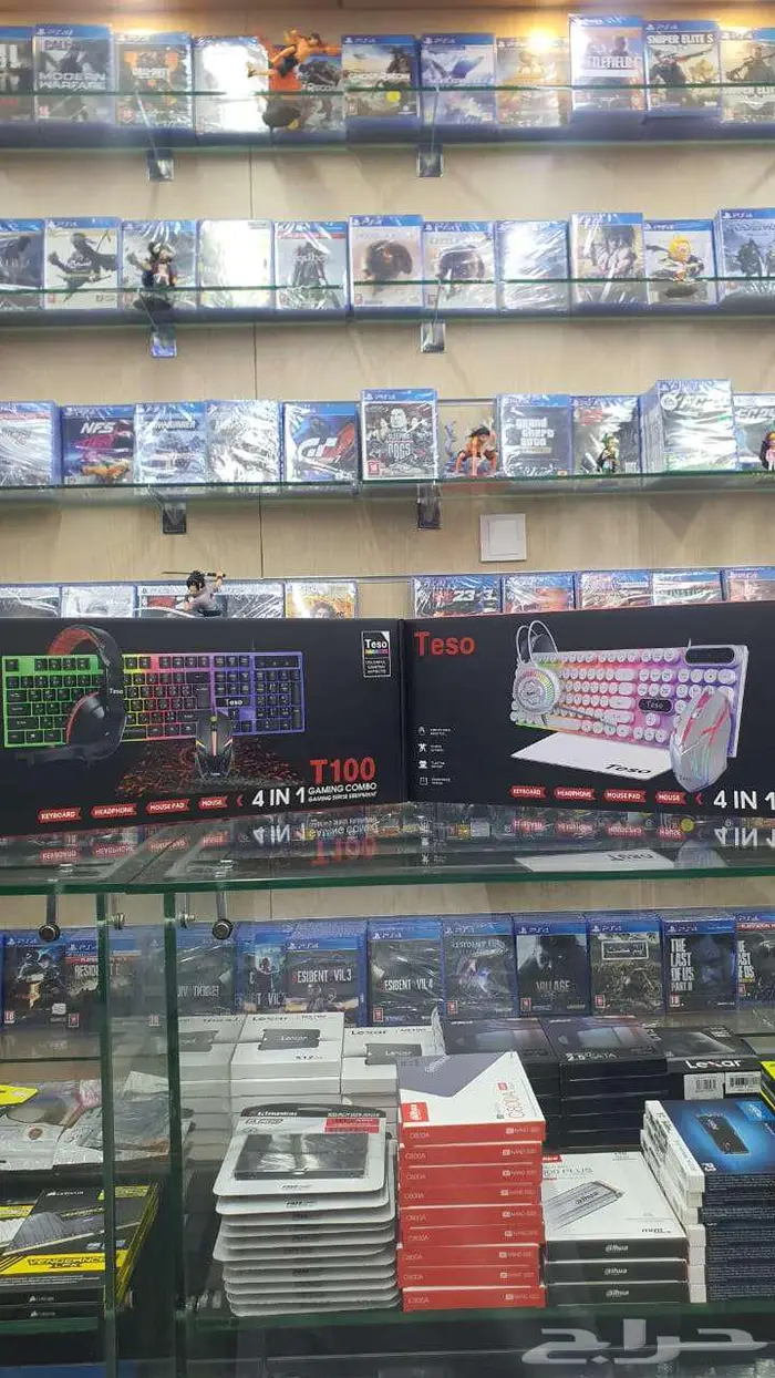 بكج كامل من ماوس باد و ماوس و كيبورد و سماعه 2
