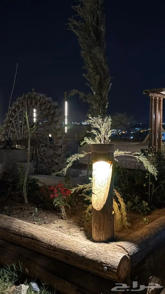 اعمده عمدان اناره خشبيه جوده عاليه 8