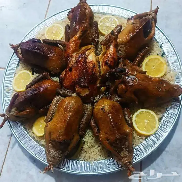 حمام كبير محشي مع أرز بالخلطة أو الفريك 4