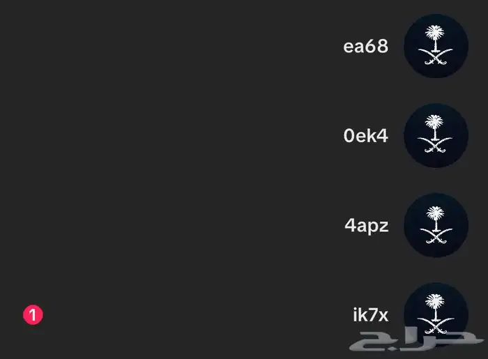 حساب تيك توك يوزر رباعي نضيفة 0