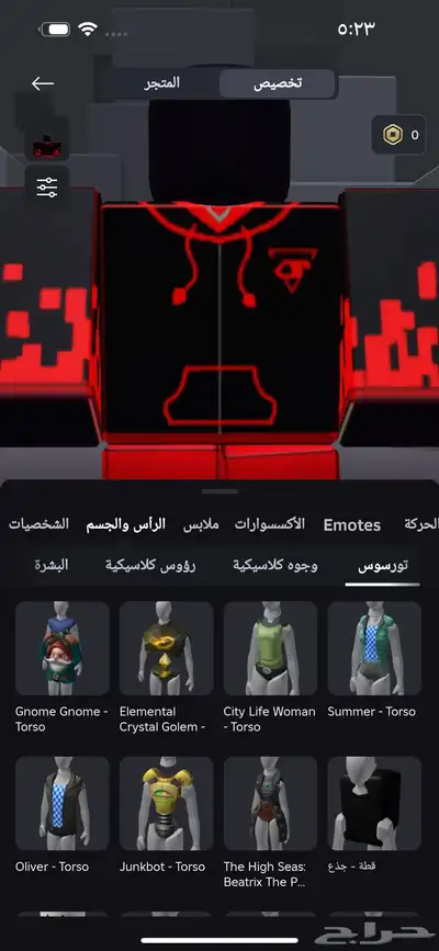 حساب روبلوكس 13