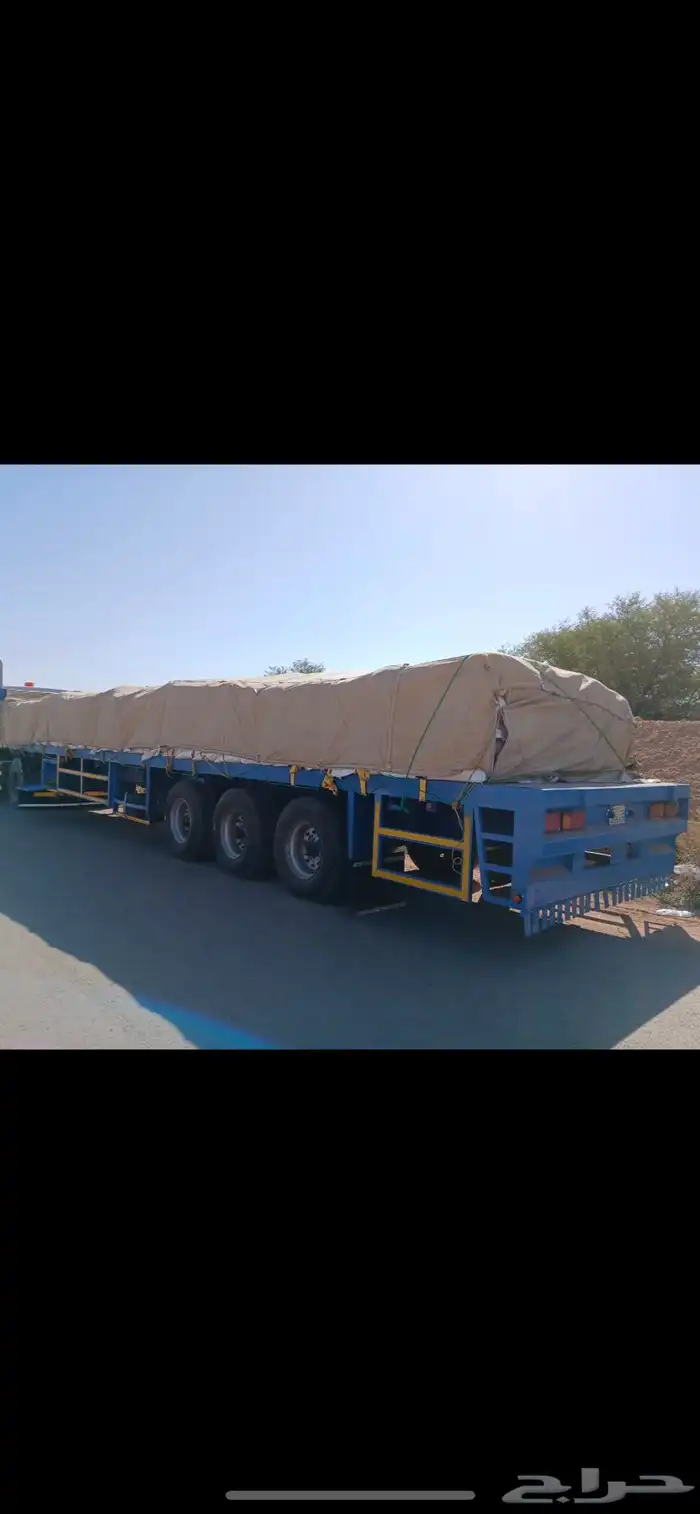 تريله سطحه لنقل الاعلاف والبضايع 1