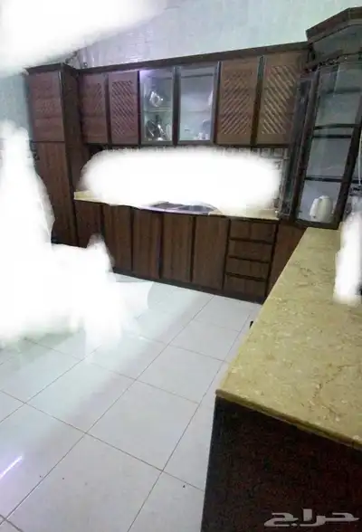 مطبخ ألمونيوم تفصيل مع غاز 1