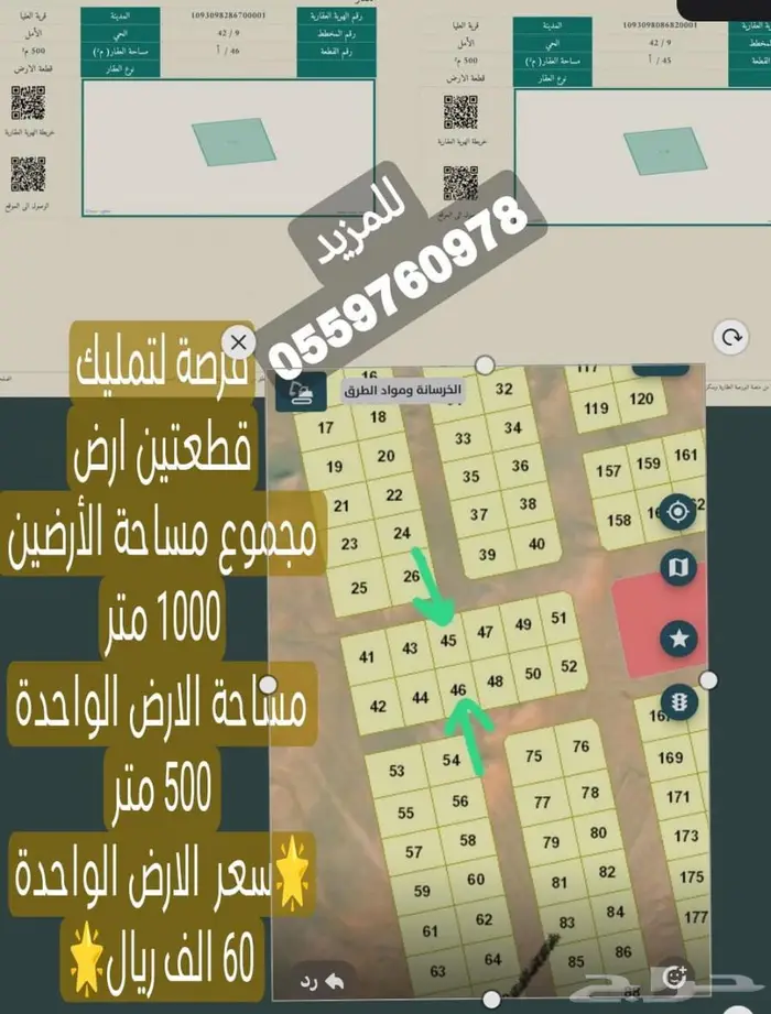 اراضي للبيع في اماكن منوعة تجارية سكنية وبأسعار تنافسية جدا 2