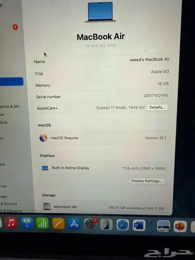 Mackbook M3 3