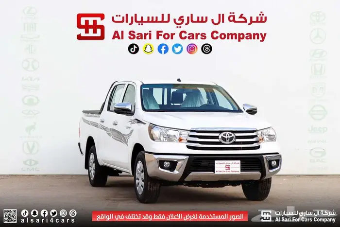 تويوتا هايلوكس GLX بنزين 2025 اقساط بنوك وشركات 25