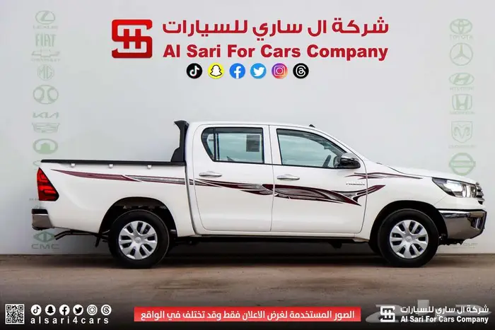 تويوتا هايلوكس GLX بنزين 2025 اقساط بنوك وشركات 24