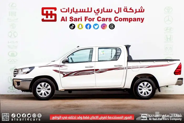 تويوتا هايلوكس GLX بنزين 2025 اقساط بنوك وشركات 14