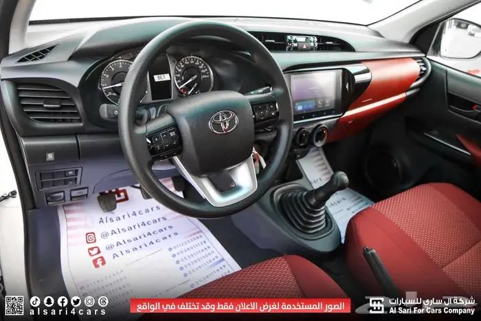 تويوتا هايلوكس GLX بنزين 2025 اقساط بنوك وشركات 7