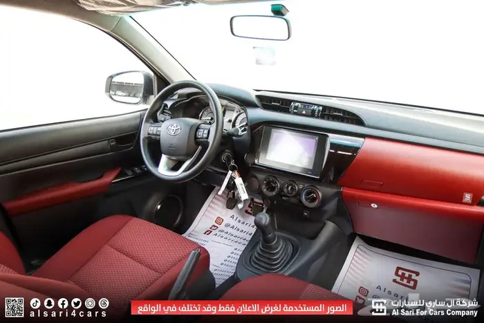 تويوتا هايلوكس GLX بنزين 2025 اقساط بنوك وشركات 5