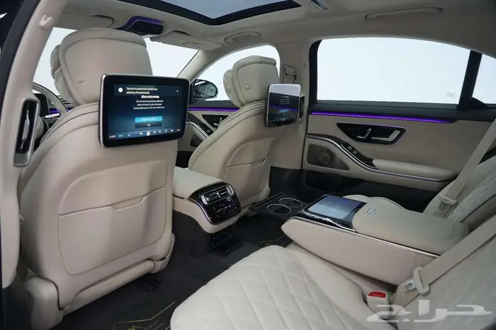 مرسيدس S 500 موديل 2025 أصفار خليجي أسود بيج 14