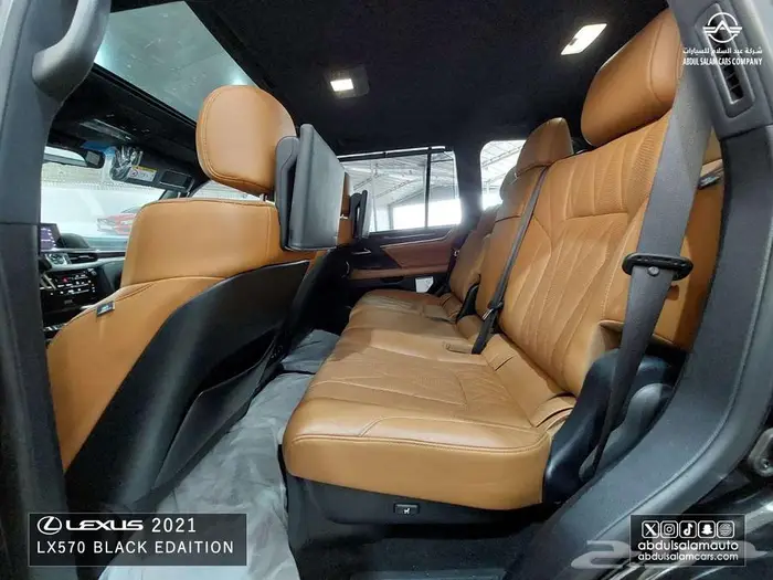 لكزس -LX570 بلاك اديشن S عداد 49 الف موديل 2021 10