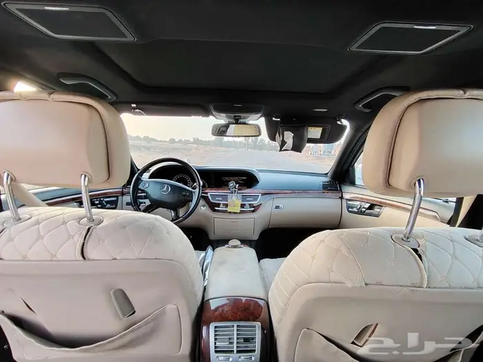 مرسيدس بانوراما أبيض s350 9