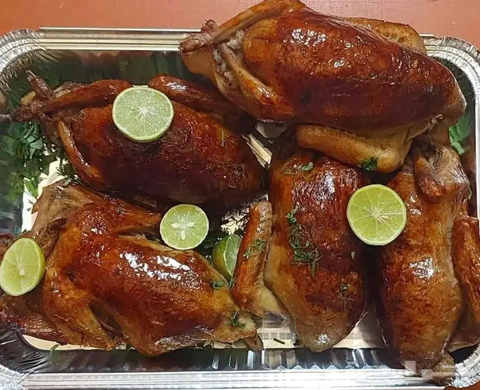 حمام كبير محشي مع أرز بالخلطة أو الفريك 3