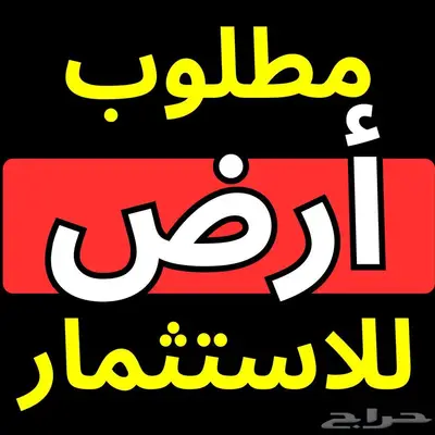 مطلوب أرض للإستثمار - مطلوب أرض للايجار مدة طويلة 0