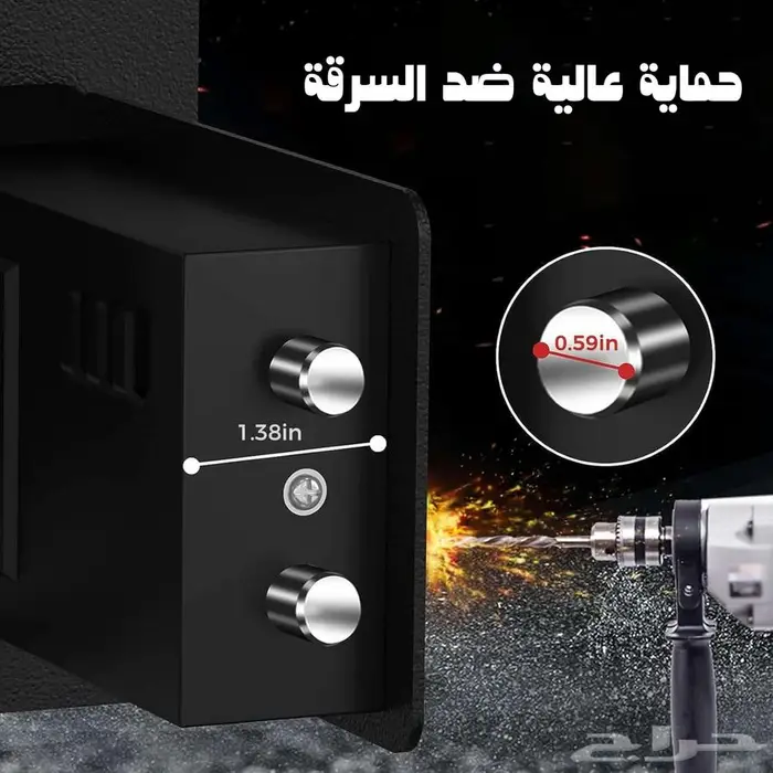 خزنة فندقية مضادة للصدأ والحريق للمنزل والمكتب والفنادق 1