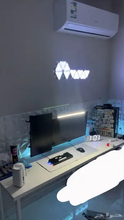 Dual Screen mount arm - مثبت شاشتين مكتبي 1