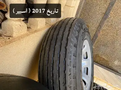 5 جنوط باترول حديد مع كفرات بالون 12