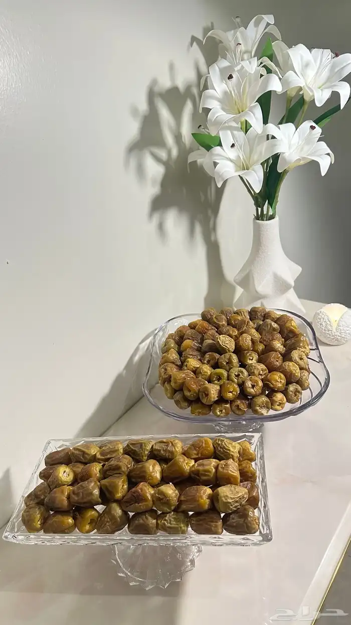 تمر الترف تمر محشي يوجد تعبية صحون للمناسبات 8