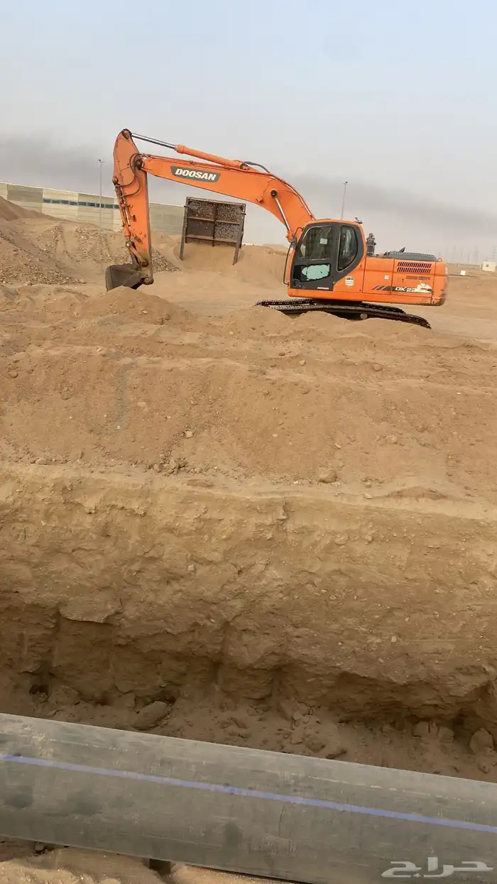 حفار بوكلين للايجار هدم وحفر الاراضي في جده 0