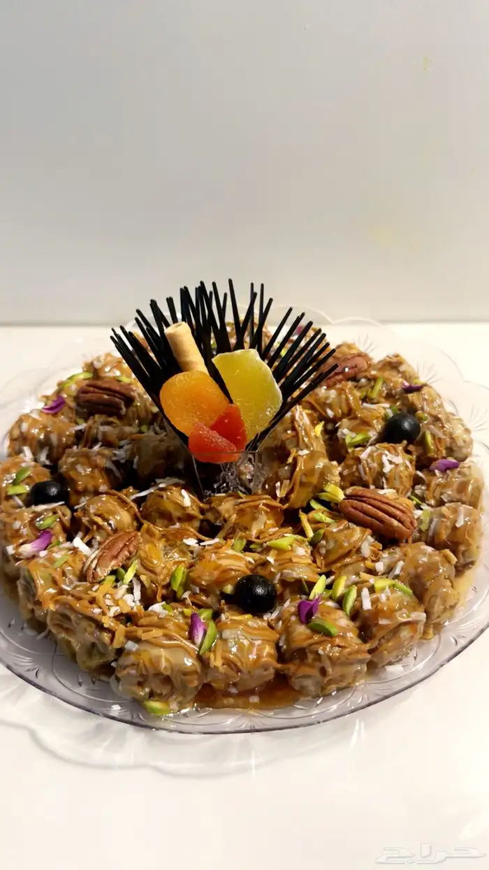 تمر الترف تمر محشي يوجد تعبية صحون للمناسبات 1