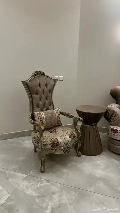 كنب مجلس رجالي خشب زان اصلي كلاسيكي 4 6 اخو الجديد 3