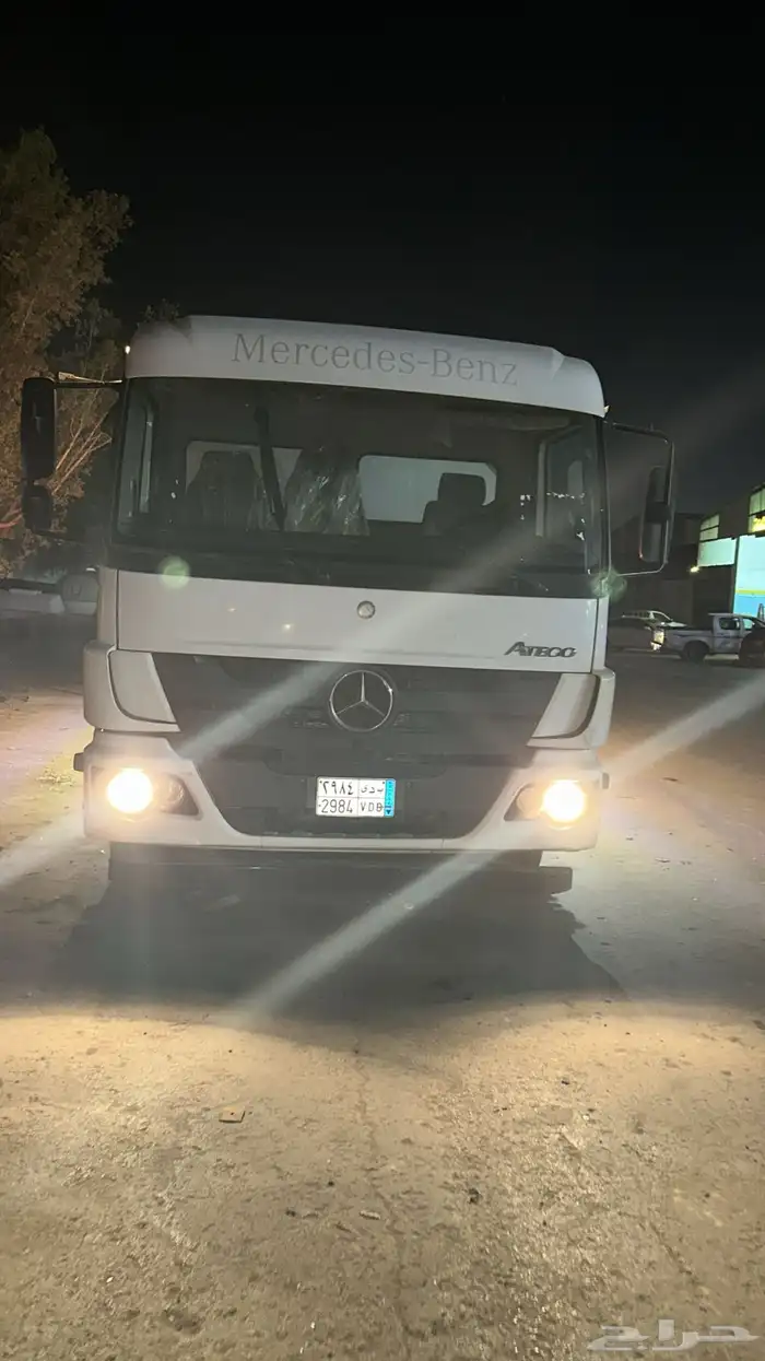 مرسديس اتكوه لليجار الشهري خزان 18الف لتر مجهز بي الكامل 7