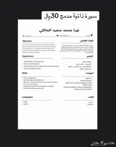سيرة ذاتية احترافيه 20 0