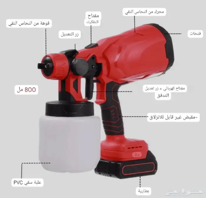 جهاز رش الطلاء الدهان 1