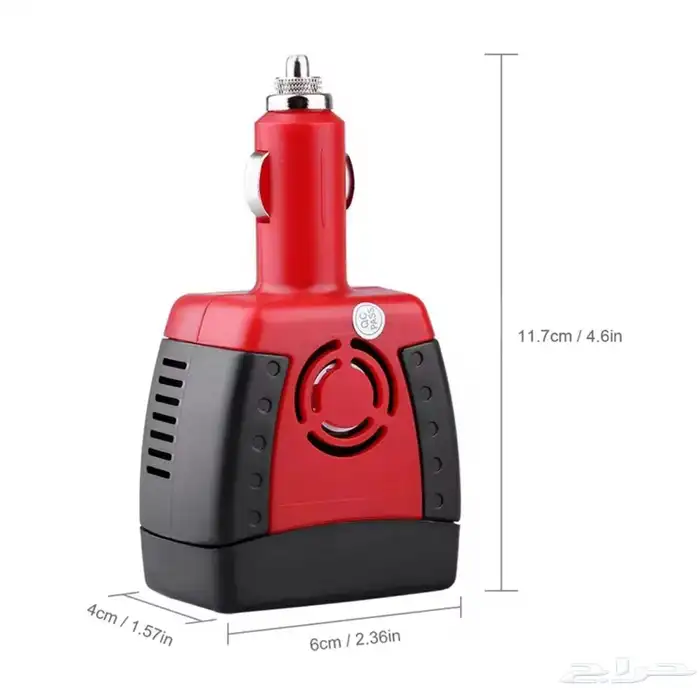 محول سيارة الي 220 فولت يعمل مكان ولاعة السيارة 1