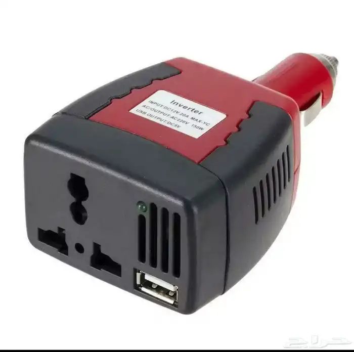 محول سيارة الي 220 فولت يعمل مكان ولاعة السيارة 3