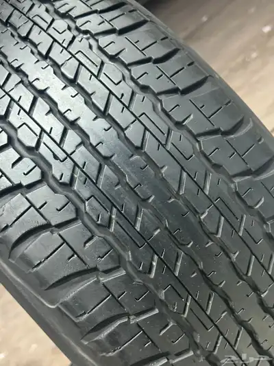 265 60 18 طقم كفرات دنلوب نضيف 0
