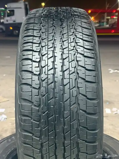 265 60 18 طقم كفرات دنلوب نضيف 2