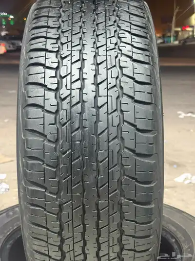 265 60 18 طقم كفرات دنلوب نضيف 3