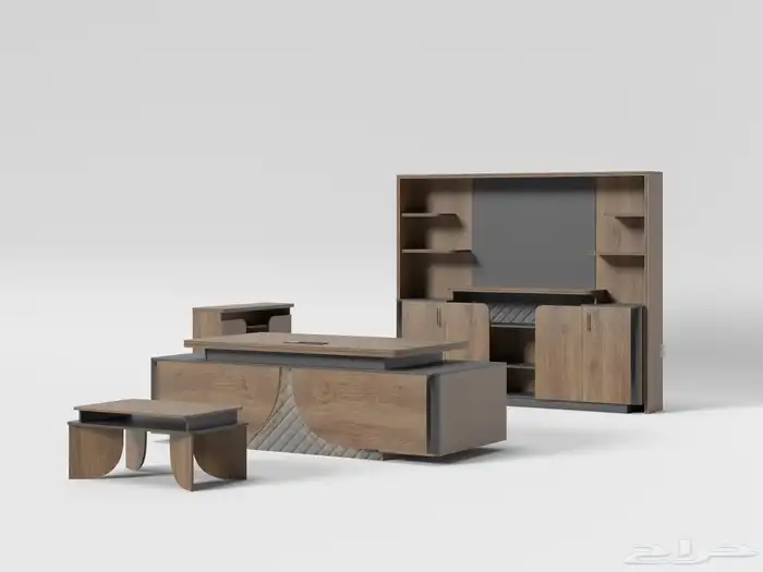 جديد اثاث مكتبي مكاتب طقم فخم جلد أخضر مكتب إدارية حق مدير 74