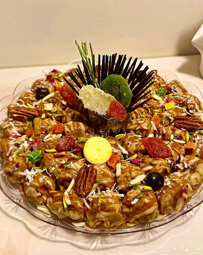 تمر الترف تمر محشي يوجد تعبية صحون للمناسبات 6