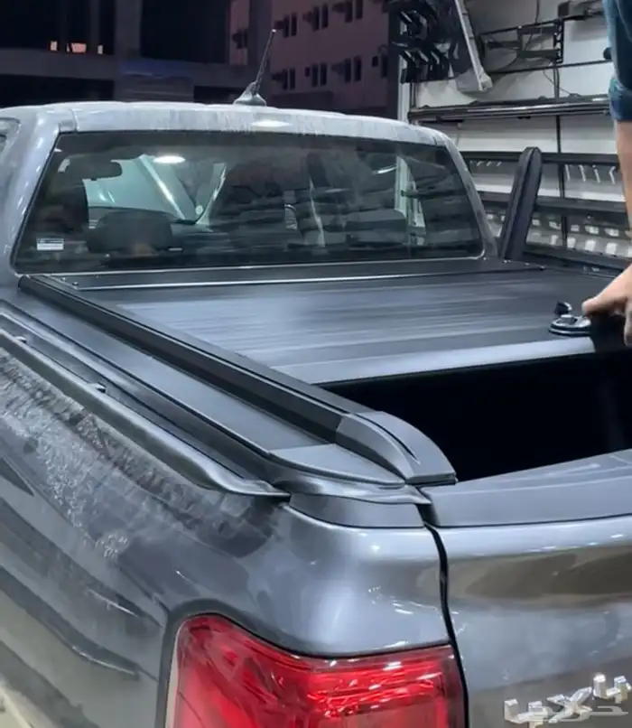 تسكيره غطاء حوض بيك اب رينجر سحاب ودعاسات جانبيه 8