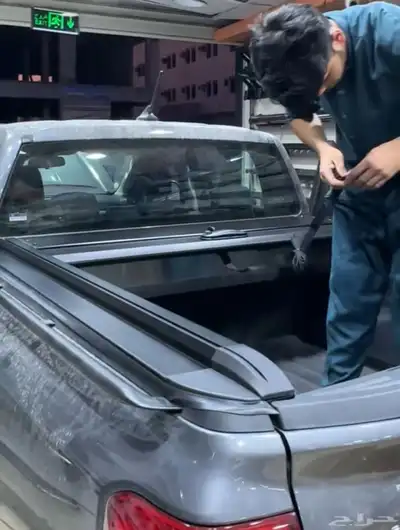 تسكيره غطاء حوض بيك اب رينجر سحاب ودعاسات جانبيه 9