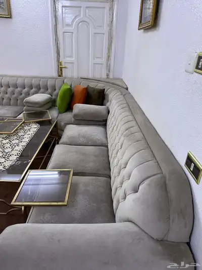 كنب مجلس مع طاولاته  اوبتيكل  نشافة 15