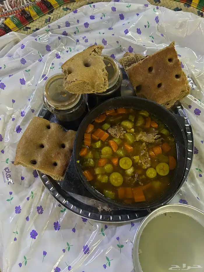 خبزة ملة الديره 4
