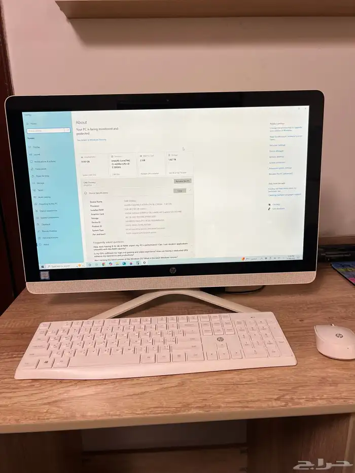 كمبيوتر hp All in one 6