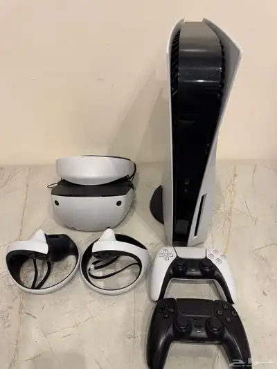 بلايستيشن 5 مدخل CD مع جهاز نظارة الواقع الافتراضي VR للبيع 0