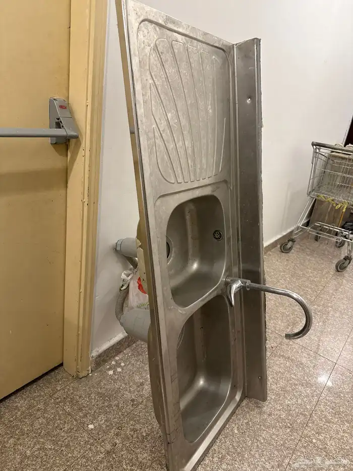 مغسلة حوضين استيل للبيع مكة 0
