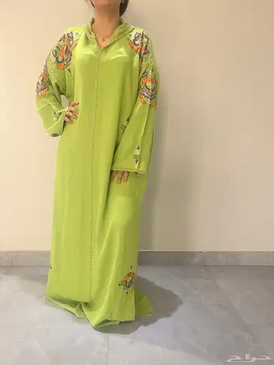 قفطان مغربي لون مميز جدا 4